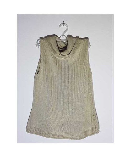 Vesta dama tricotata model cu guler rasucit Own Label