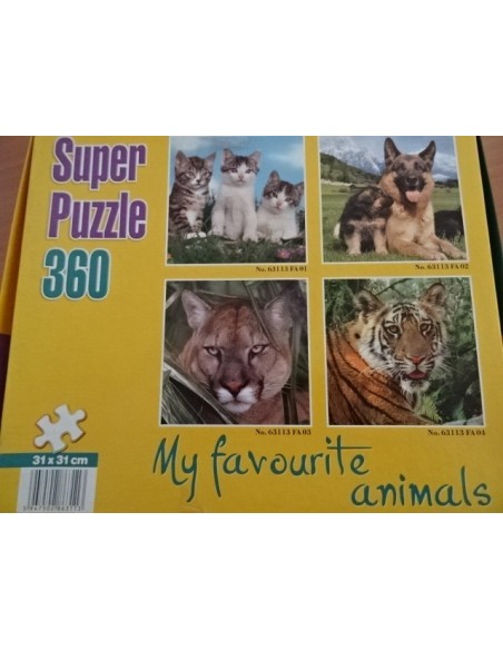 Puzzle My favourite animals 360 piese