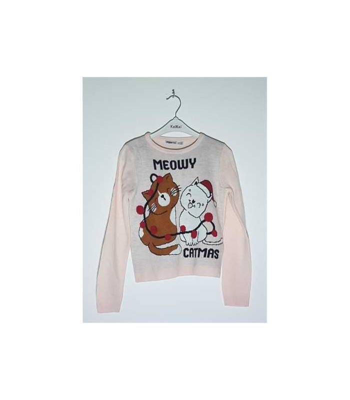 Pulover pentru fetite cu imprimeu pisicute Pepperts