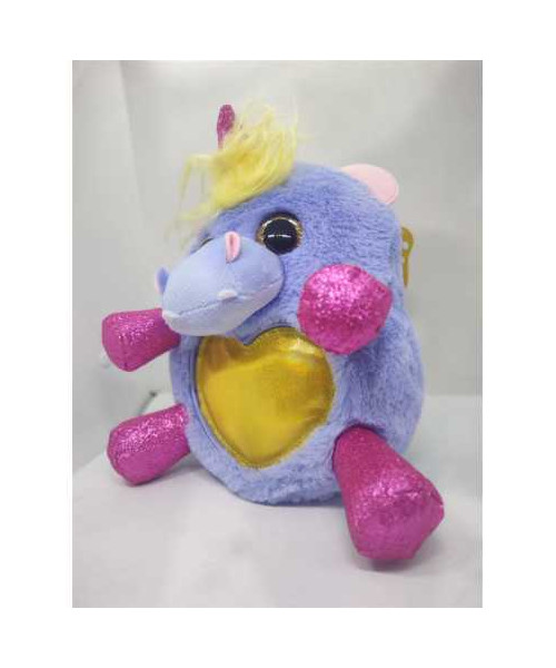 Jucarie de plus unicorn cu aripi sclipitoare 26 cm Zuru