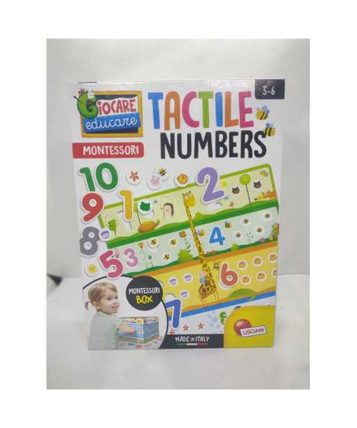 Joc tactil Montessori - Numaram si ne distram