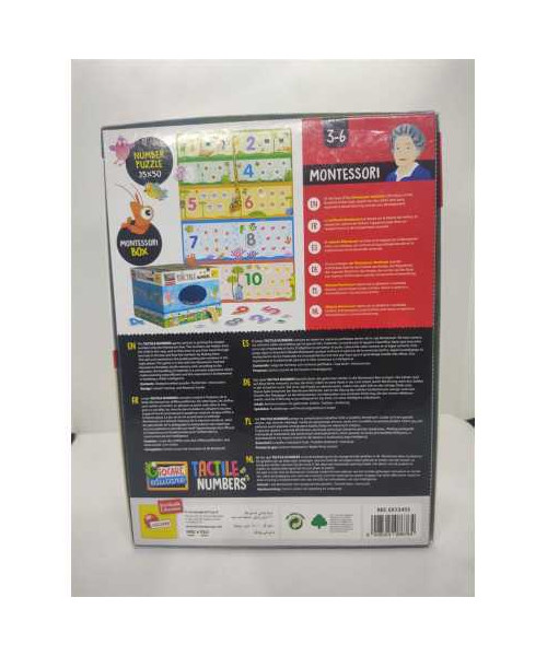 Joc tactil Montessori - Numaram si ne distram