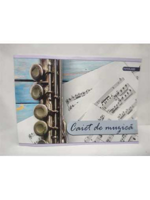 Caiet de muzica 24 file model instrument