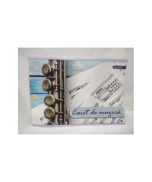 Caiet de muzica 24 file model instrument