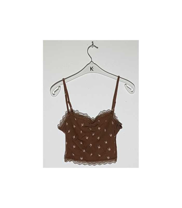 Top dama tricotat model cu dantela H&M