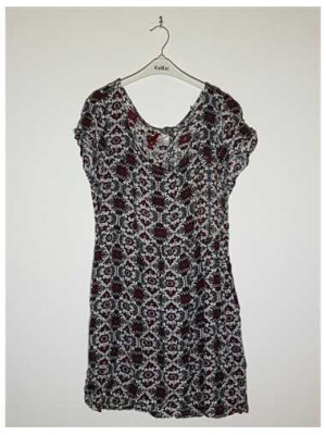 Rochita de vara multicolora cu decolteu la piept H&M