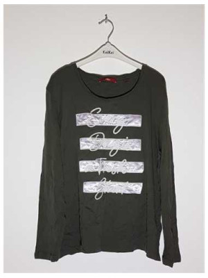 Bluzita dama pentru primavara model cu dungi pe piept S Oliver