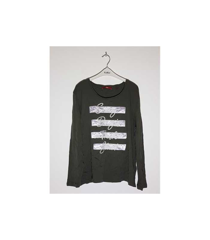 Bluzita dama pentru primavara model cu dungi pe piept S Oliver