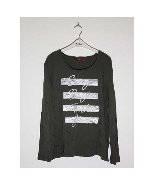 Bluzita dama pentru primavara model cu dungi pe piept S Oliver