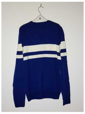 Pulover barbatesc tricotat model cu dungi Primark 2