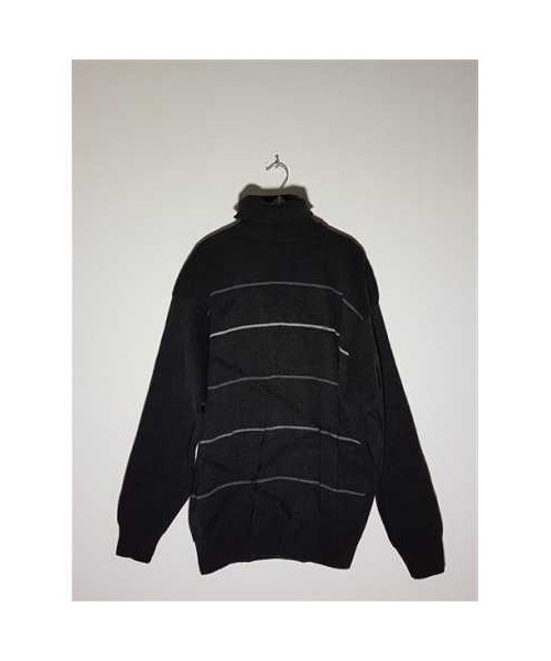 Pulover barbatesc model tricotat cu dungi Yolacan