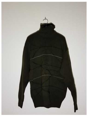 Pulover barbatesc tricotat model cu guler inalt