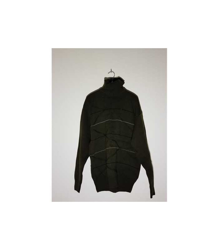 Pulover barbatesc tricotat model cu guler inalt