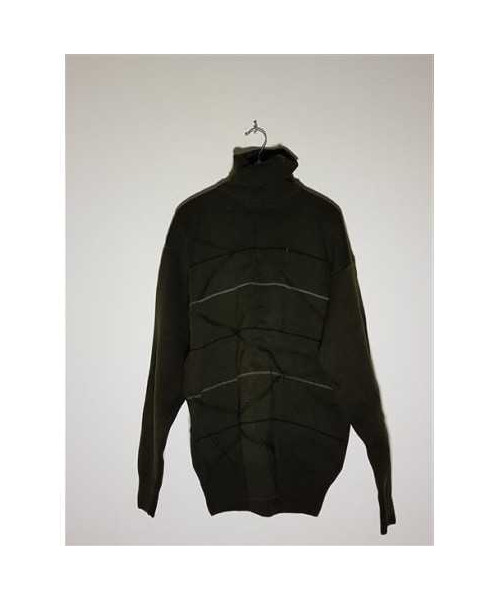 Pulover barbatesc tricotat model cu guler inalt