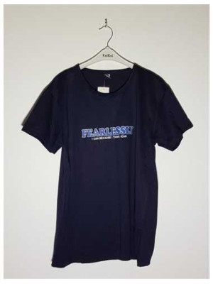 Tricou sport barbati cu scris aplicat pe piept Ai Yi