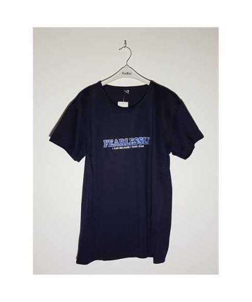 Tricou sport barbati cu scris aplicat pe piept Ai Yi