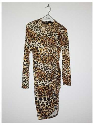 Rochita dama cu print leopard DOGA marime M