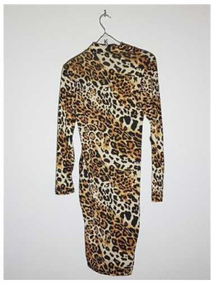 Rochita dama cu print leopard DOGA marime M 2