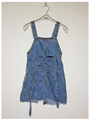 Sarafan de blugi cu bretele detasabile PINNY 2