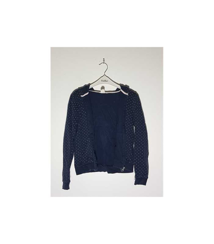 Hanorac cu fermoar pentru copii cu imprimeu buline H&M