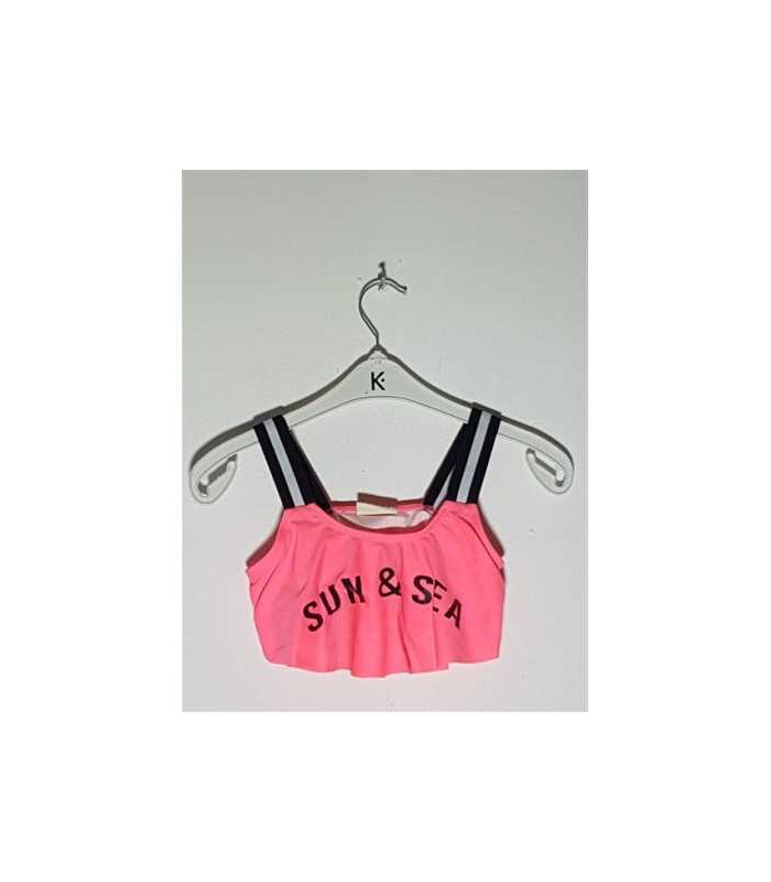 Costum de baie din 2 piese model cu bretele late LC WAIKIKI