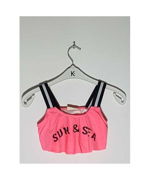 Costum de baie din 2 piese model cu bretele late LC WAIKIKI