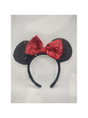 Bentita cu paiete model Minnie