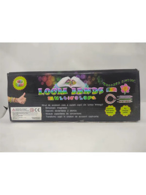 Set creativ accesorii pentru realizarea bratarilor din elastic