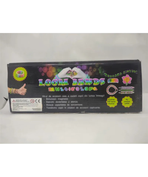 Set creativ accesorii pentru realizarea bratarilor din elastic