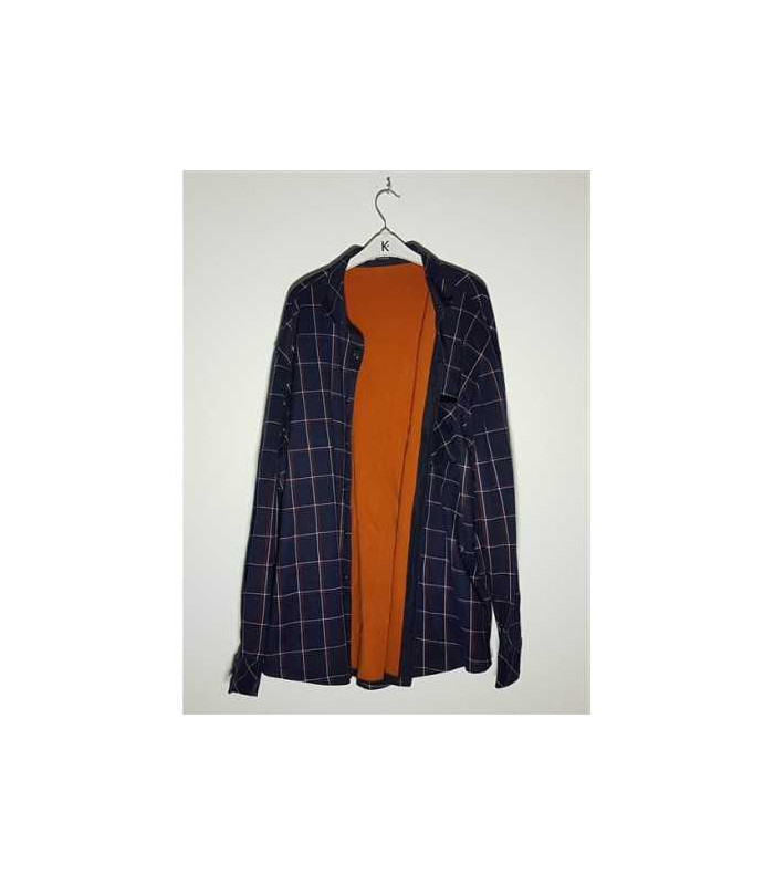 Camasa barbateasca pentru toamna cu model in carouri SD COLLECTIONS Fashionwear