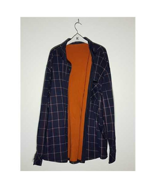 Camasa barbateasca pentru toamna cu model in carouri SD COLLECTIONS Fashionwear