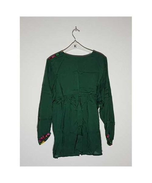 Bluzita dama cu flori multicolore la piept Evanthe