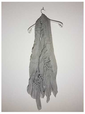 Esarfa dama pentru primavara culoare gri