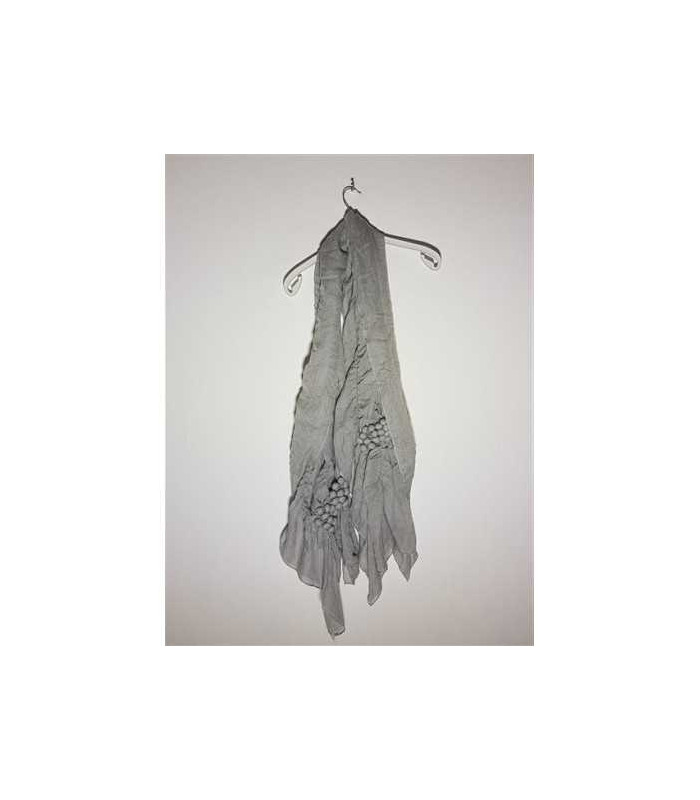 Esarfa dama pentru primavara culoare gri