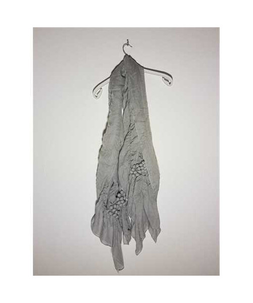 Esarfa dama pentru primavara culoare gri