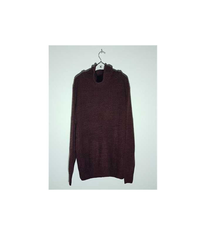 Pulover dama tricotat model cu gluga cu siret Pull&Bear