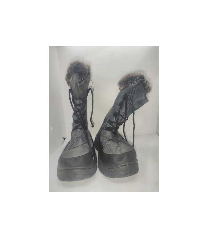 Cizme dama calduroase culoare gri marime 39