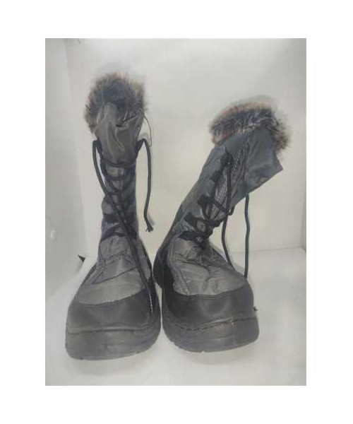 Cizme dama calduroase culoare gri marime 39