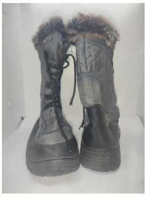 Cizme dama calduroase culoare gri marime 39 2