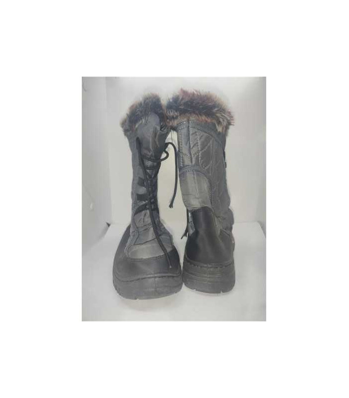 Cizme dama calduroase culoare gri marime 39