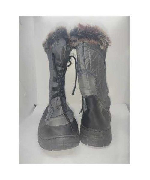 Cizme dama calduroase culoare gri marime 39