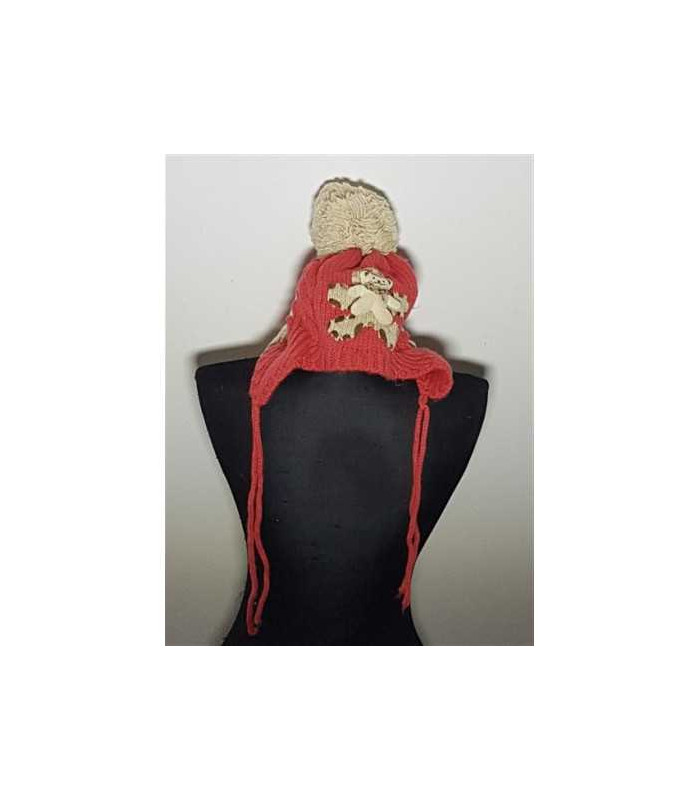 Caciula pentru fetite cu ursulet