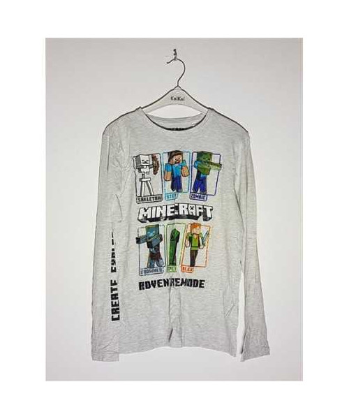 Bluza cu maneca lunga cu Minecraft pentru baieti