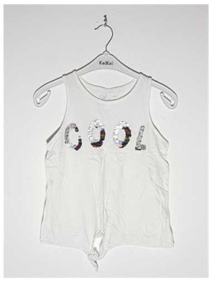 Maieu pentru copii cu imprimeu din paiete Tex