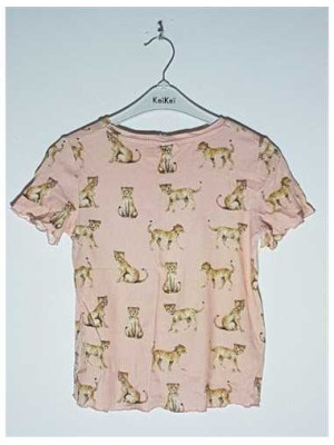Tricou pentru fetite cu print animal H&M 2