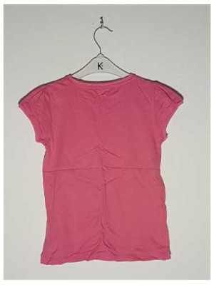 Tricou pentru fetite cu imprimeu un curcubeu TEX 2