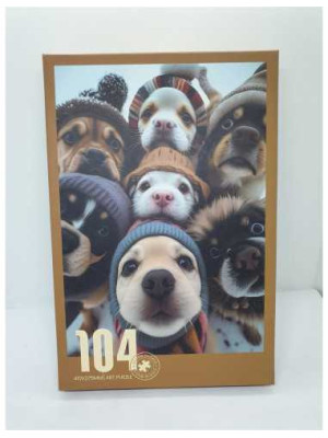 Puzzle catelusi in zapada 104 piese