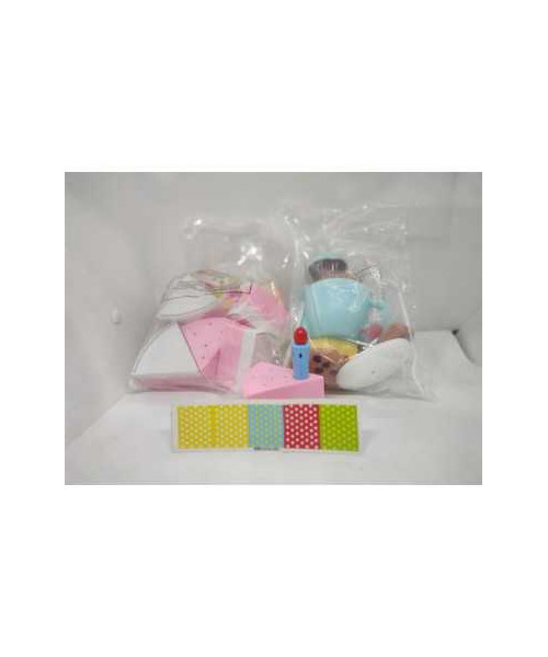 Set tort de jucarie si accesorii pentru copii 52 piese