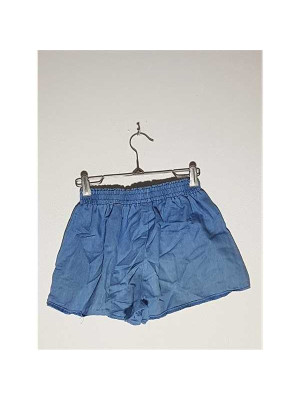 Pantaloni scurti fetite model cu cusaturi florale la baza 2