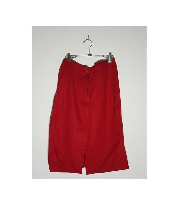 Fusta dama pentru toamna culoare rosu